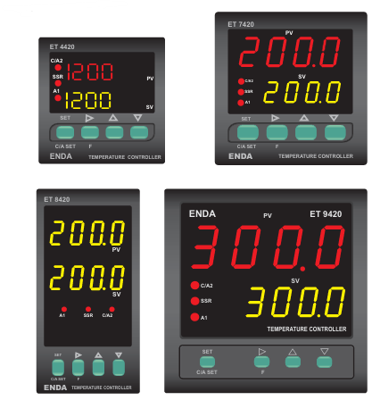 PID-Temperaturregler für PT100 und Thermoelemente