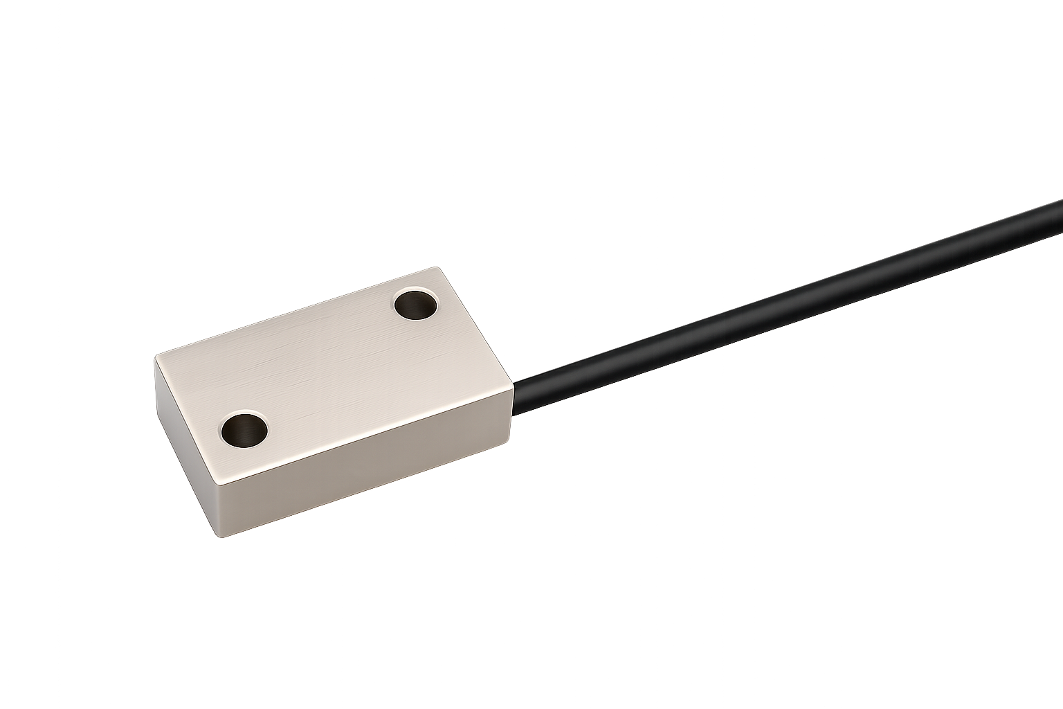 35×20×10 mm VA Anlegefühler bis 105 °C mit M4-Bohrungen